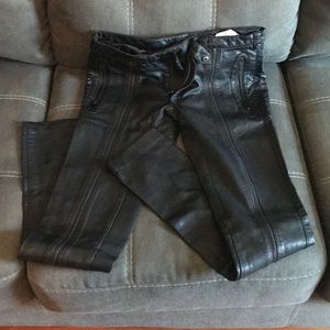 Zara Man (real) leather pants.